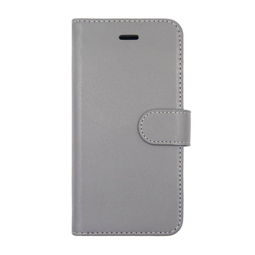 iPhone 6/6S Plånboksfodral Läder med Stativ - Grå