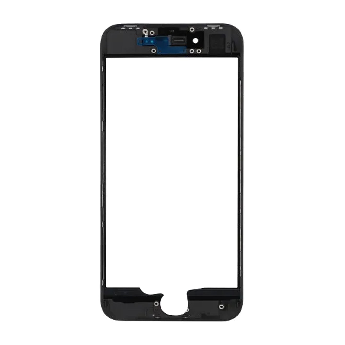 iPhone 8 Glasskärm med OCA-film - Svart - Image 3