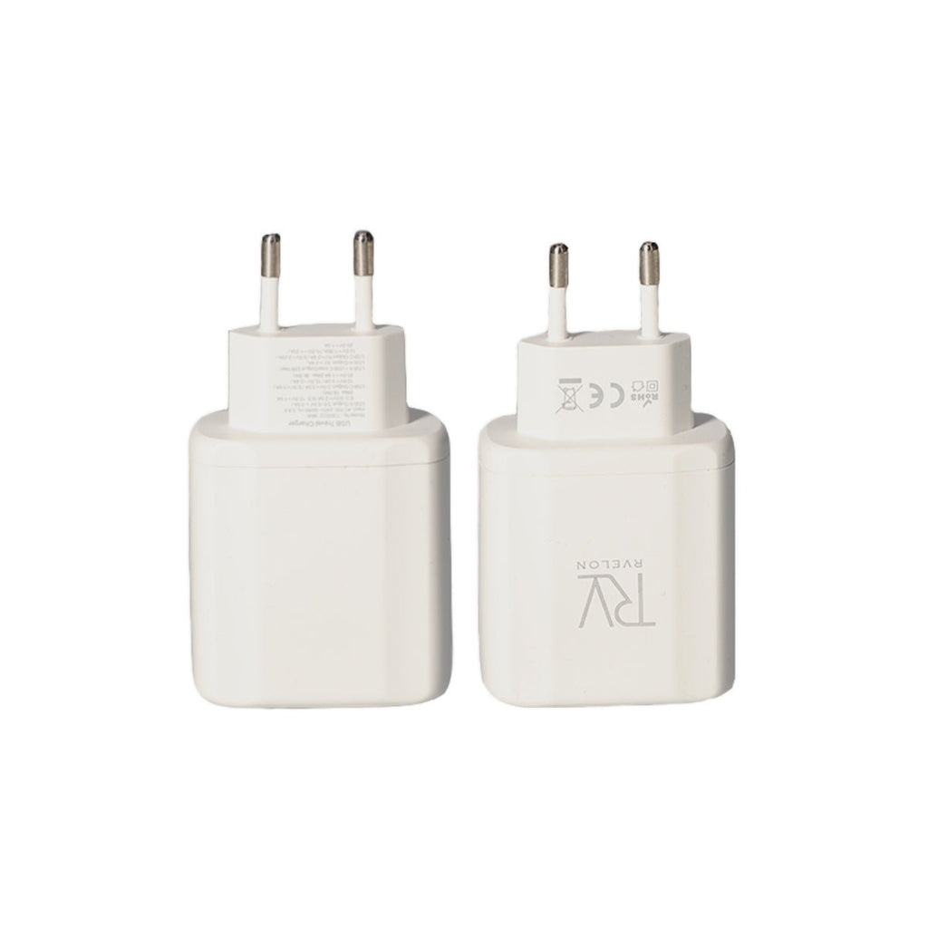 Rvelon Snabbladdare USB - A & USB C 36W