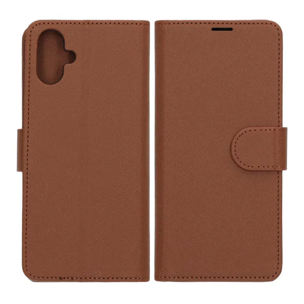 Samsung Galaxy A06 Plånboksfodral med Stativ - Brun