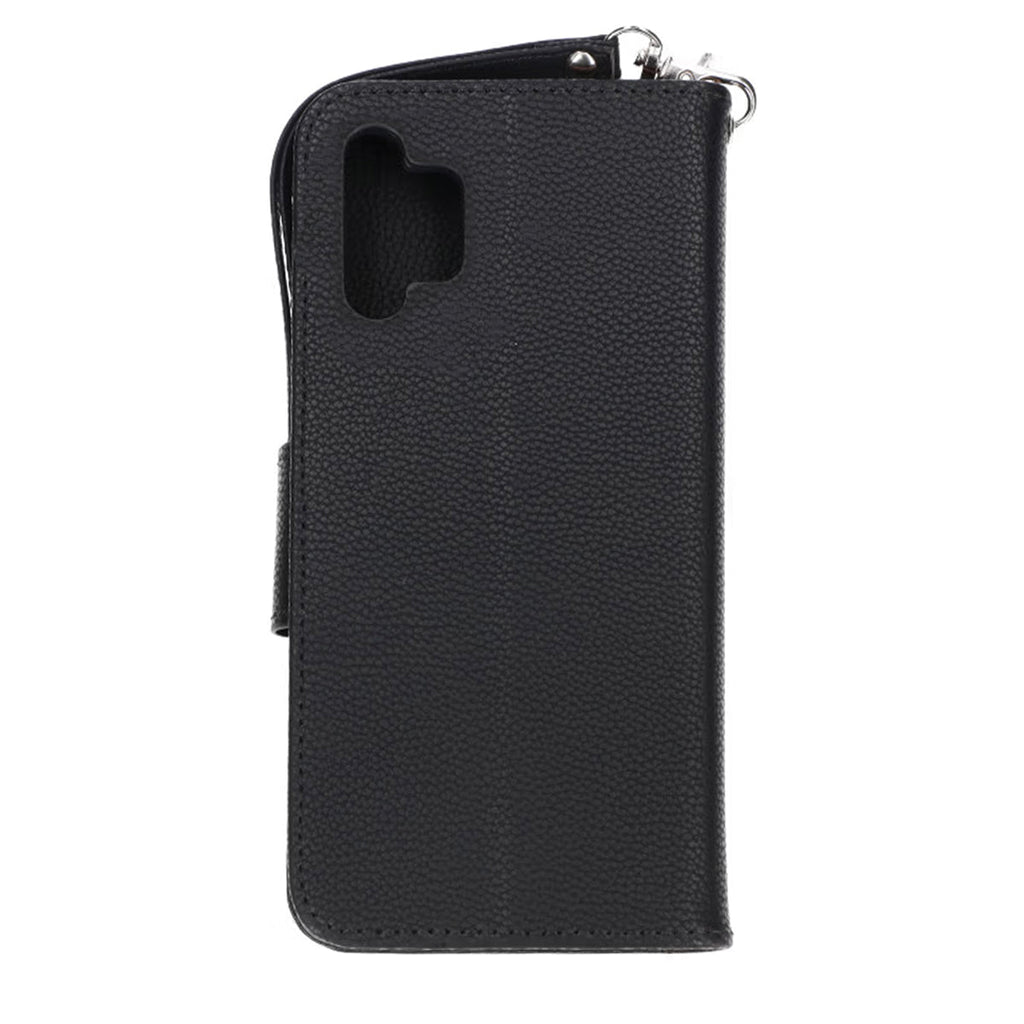 Samsung Galaxy A32 4G Plånboksfodral med Stativ - Svart