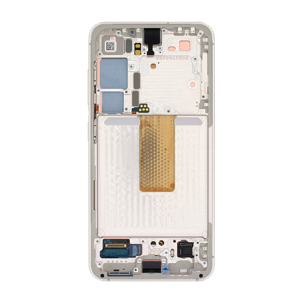 Samsung Galaxy S23 5G (SM - S911) Skärm med LCD Display Original - Kräm