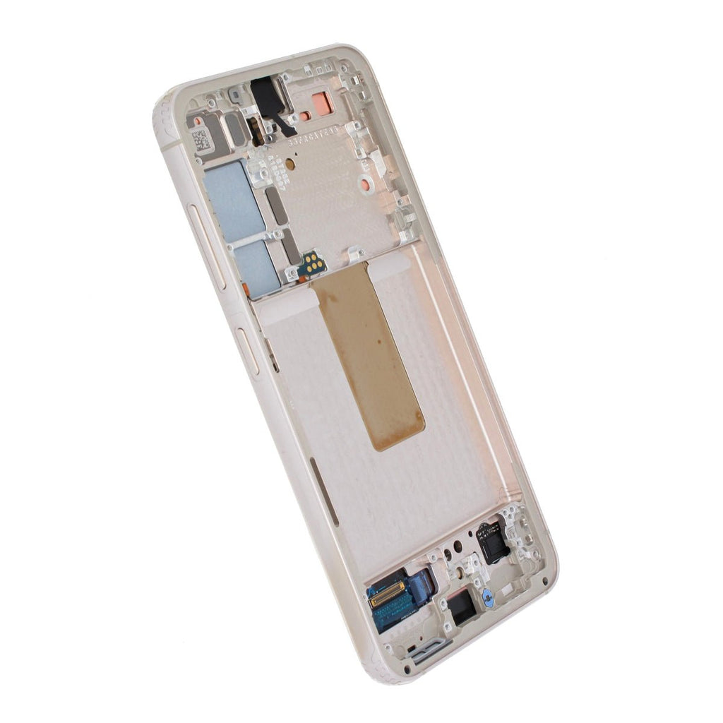Samsung Galaxy S23 5G (SM - S911) Skärm med LCD Display Original - Kräm