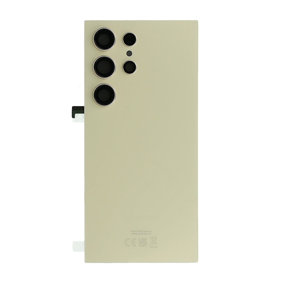 Samsung Galaxy S24 Ultra (SM-S928B) Baksida Original - Titanium Gul - Image 3