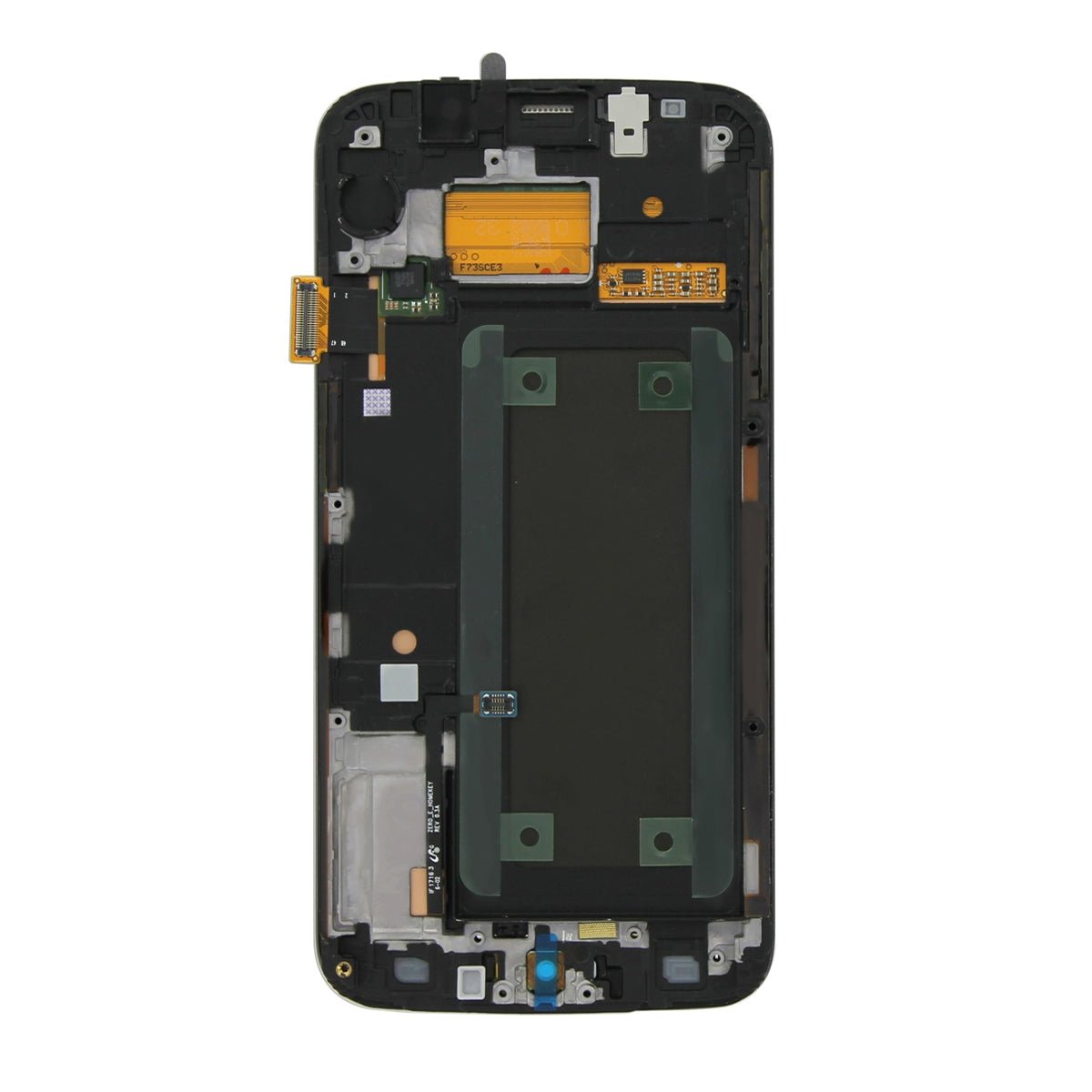 Samsung Galaxy S6 Edge (SM-G925F) Skärm med LCD Display Original - Svart - Image 2