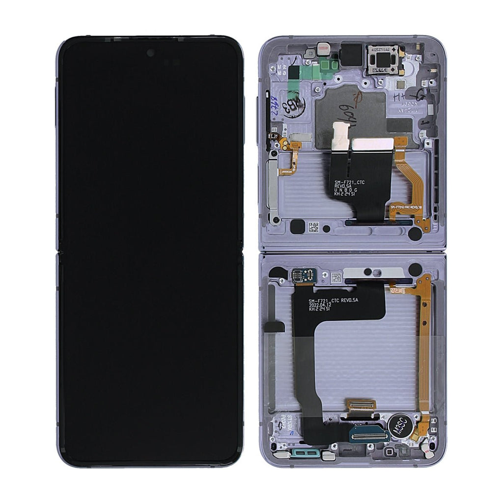 Samsung Galaxy Z Flip4 (SM - F721B) Skärm med LCD Display - Lila