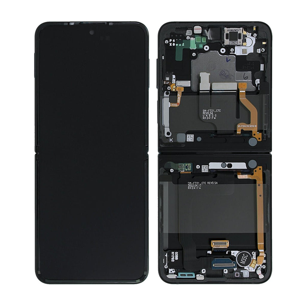 Samsung Galaxy Z Flip4 (SM - F721B) Skärm med LCD Display - Svart