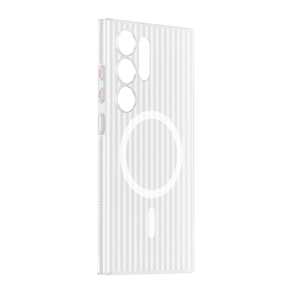 Samsung S24 Ultra Mobilskal Korrugerad Anti - Halk - Transparent