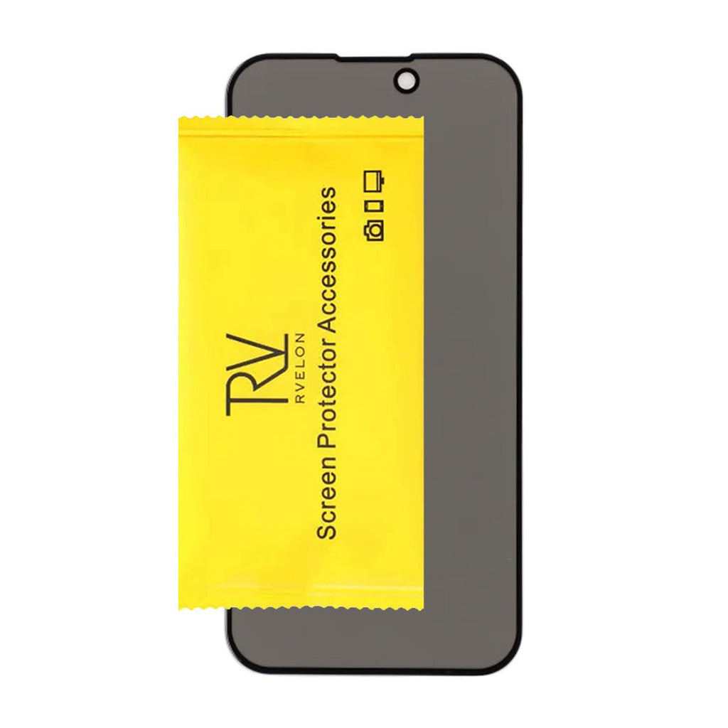 Skärmskydd iPhone 14 Pro Privacy - 3D Härdat Glas (miljö)