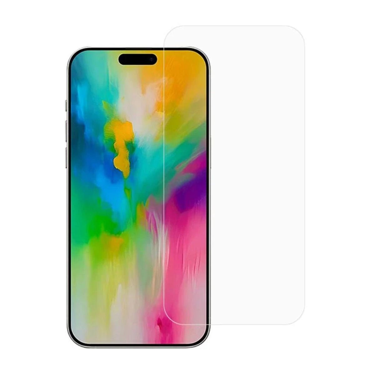 Skärmskydd iPhone 16 Pro Max/17 Pro Max Härdat Glas 2.5D Svart - bulk