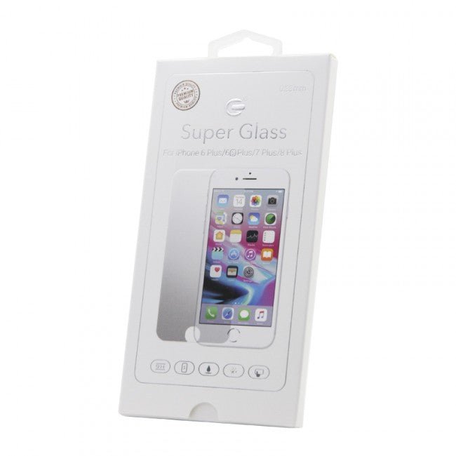Skärmskydd iPhone 6/7/8 Plus - Härdat Glas 0.3mm