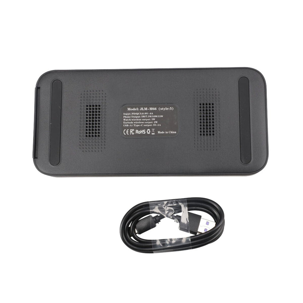 Smart 3 - i - 1 Trådlös laddare - Svart