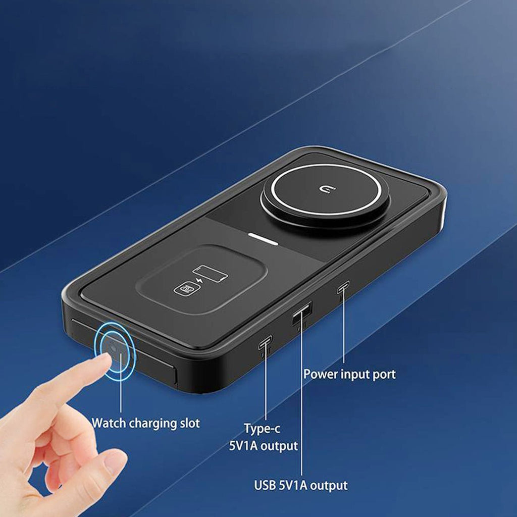 Smart 3 - i - 1 Trådlös laddare - Svart