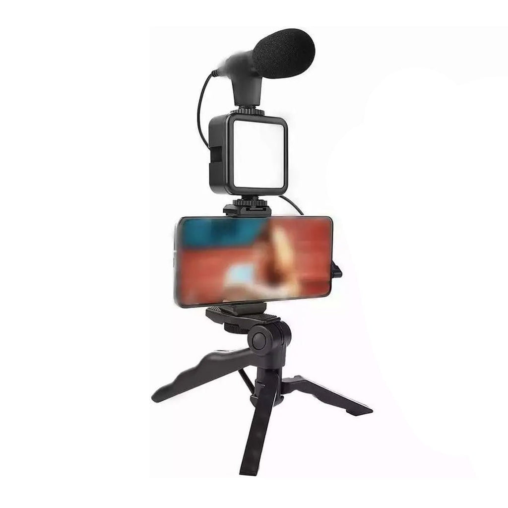 Smartphone Vlogging Kit med stativ för Tiktok, Youtube och Stream