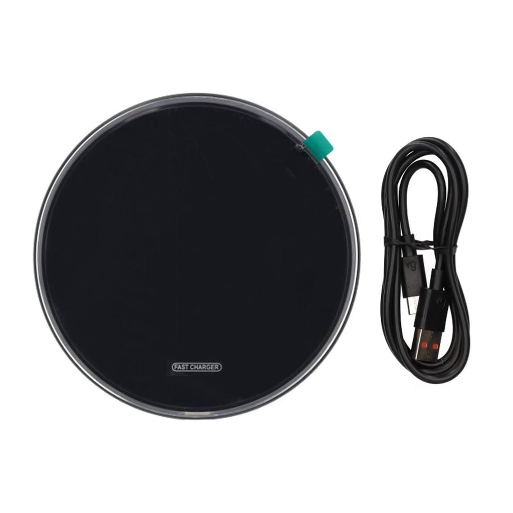 Trådlös Laddare 15W Aluminum - Svart