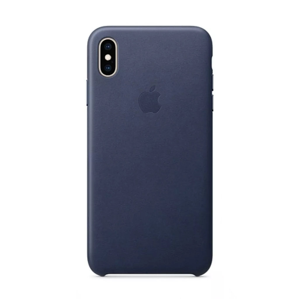 Mobilskal Apple iPhone XS Max Läder Blå