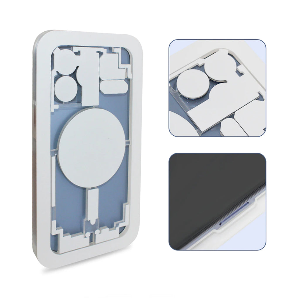 Form för Separerande Lasermaskin Baksida till iPhone 12 Mini hos Phonecare.se