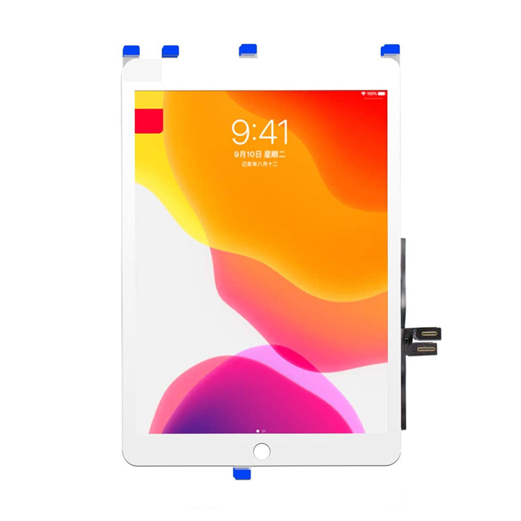iPad 9"/10.2 2021 Glas/Touchskärm Premium Vit