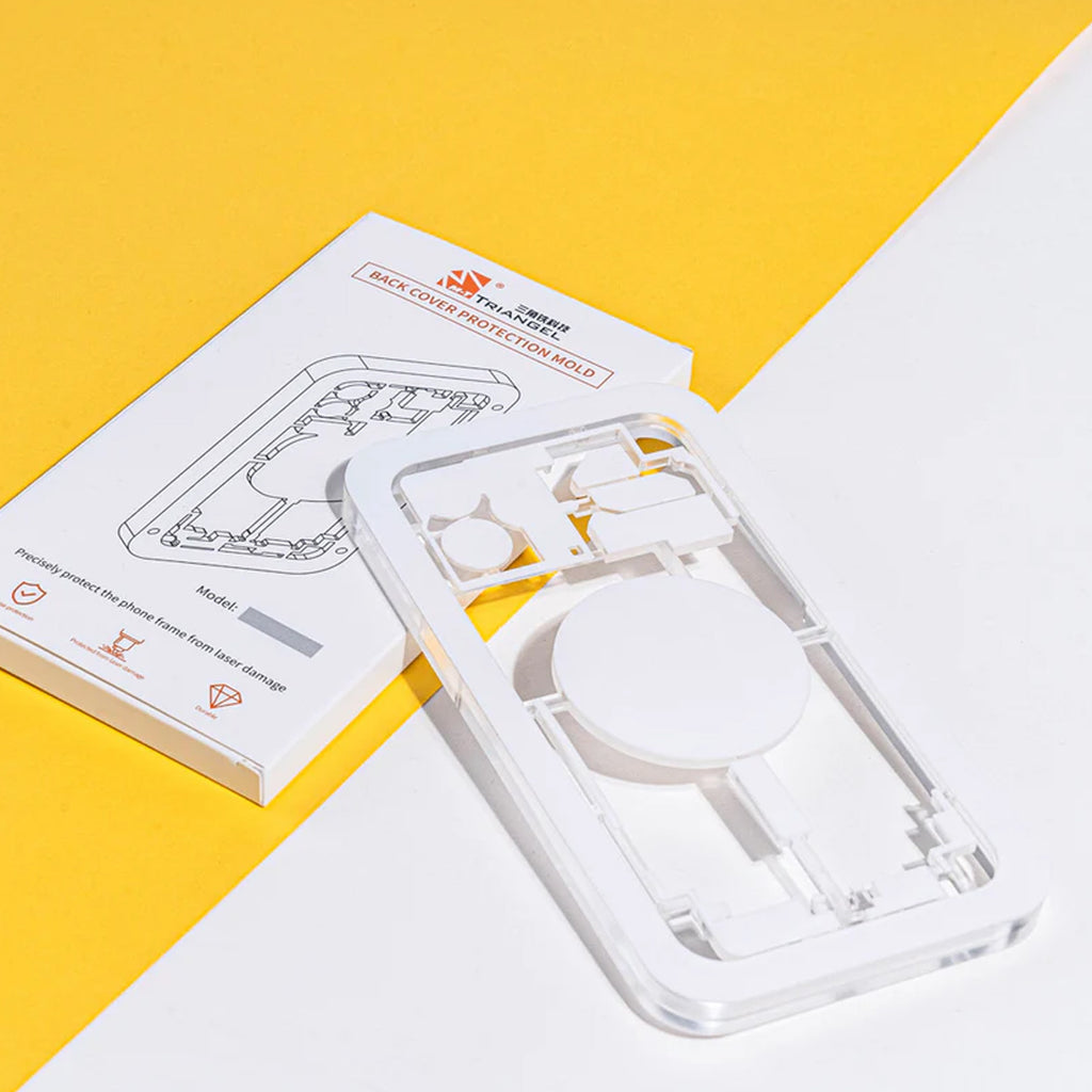 Form för Separerande Lasermaskin Baksida till iPhone 12 Pro hos Phonecare.se