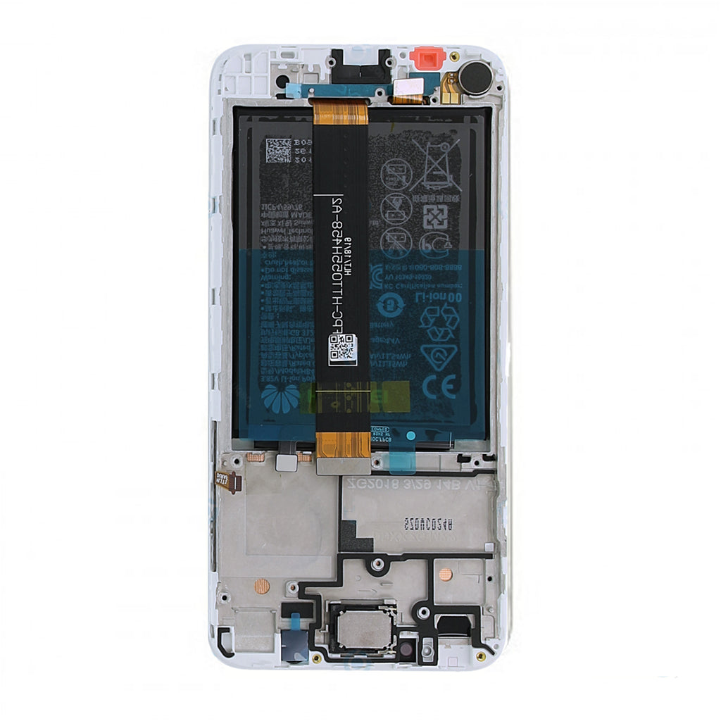 Huawei Y5 2018 LCD Skärm med Batteri Original Vit