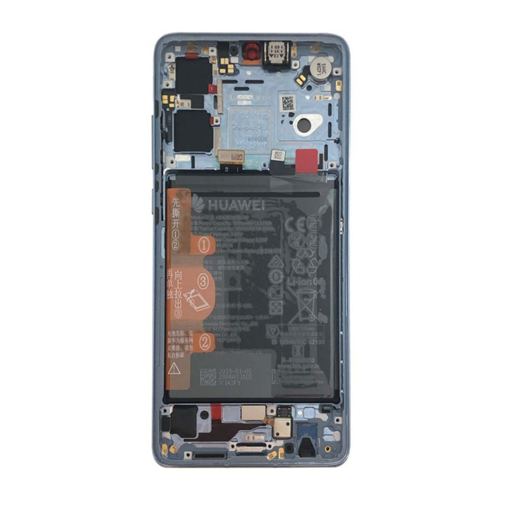 Huawei P30 Lite Skärm med Batteri Original Svart