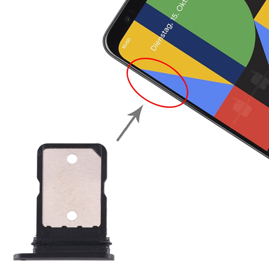 Google Pixel 4/4XL Sim Card Holder Black