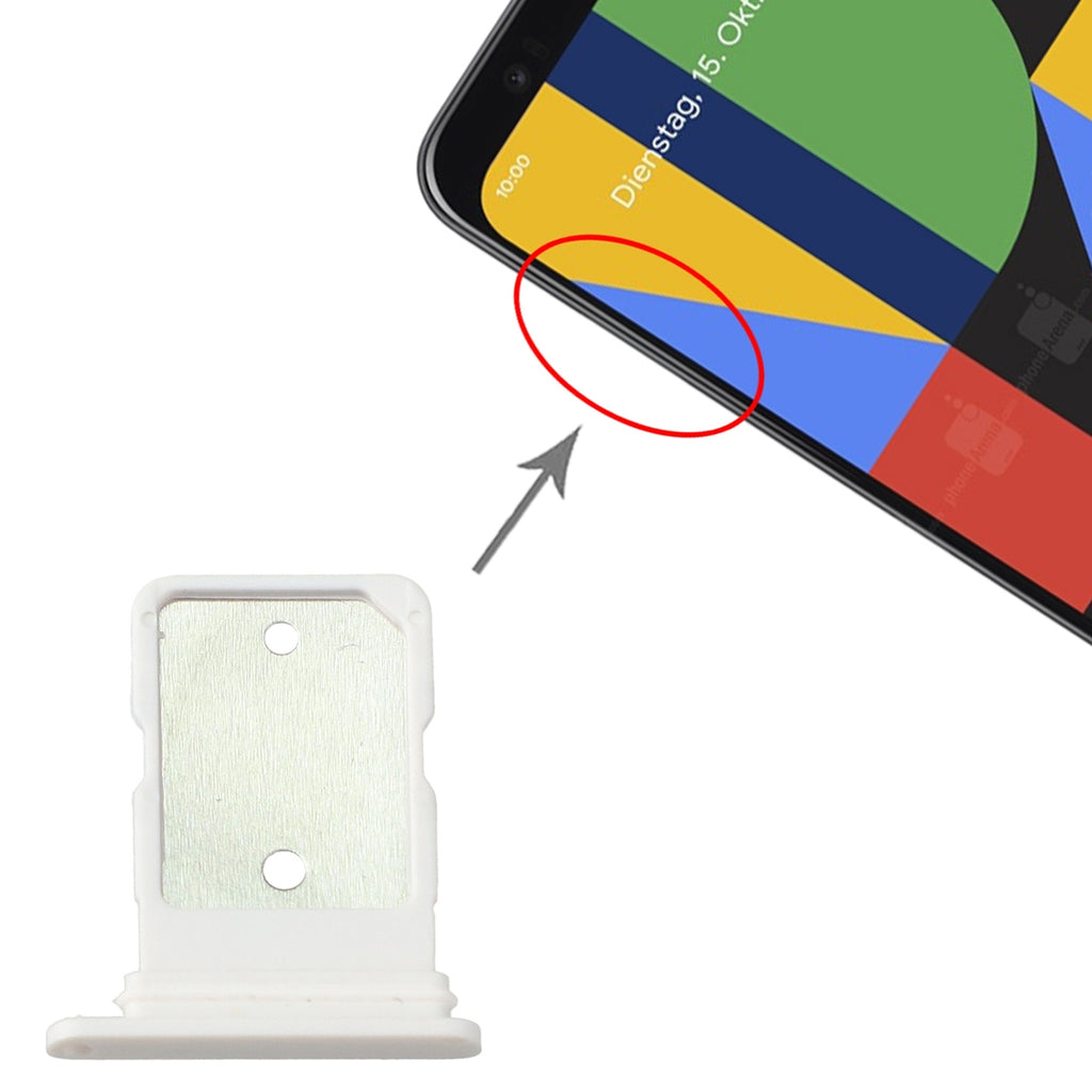 Google Pixel 4A/4A 5G Sim Card Holder White