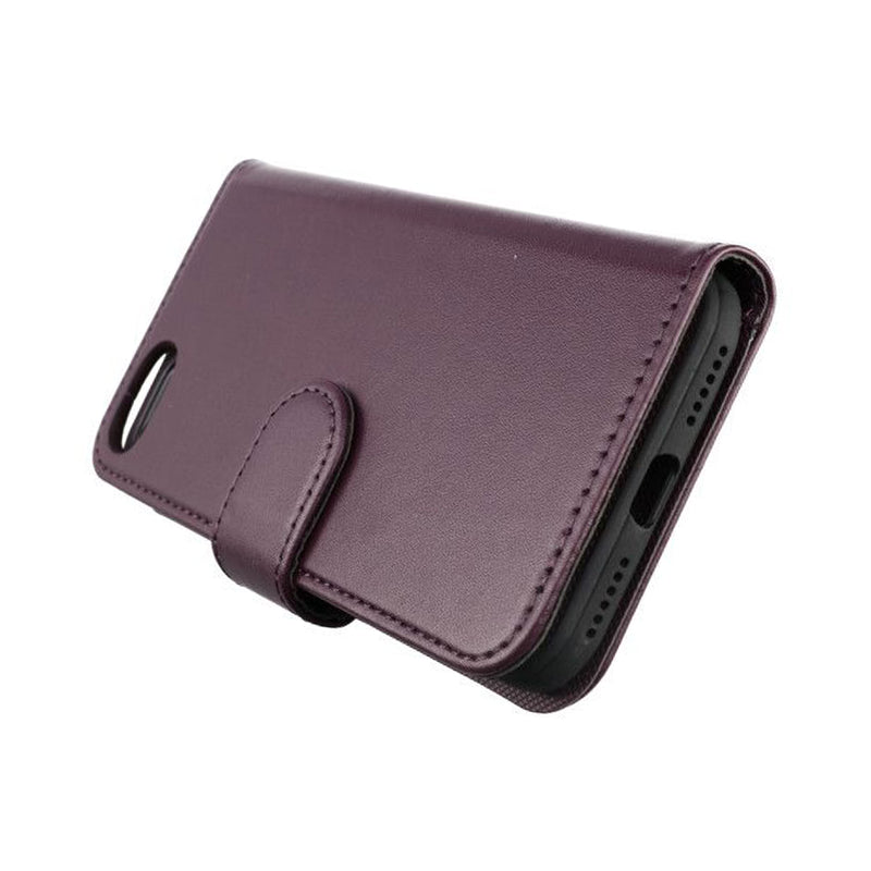 iPhone 7/8/SE 2020 Plånboksfodral Magnet Rvelon - Mörklila