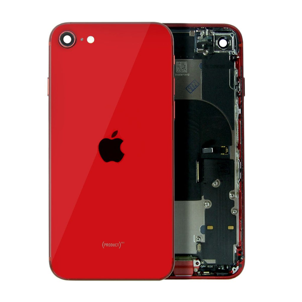 iPhone SE 2020 Baksida/Komplett Ram Röd
