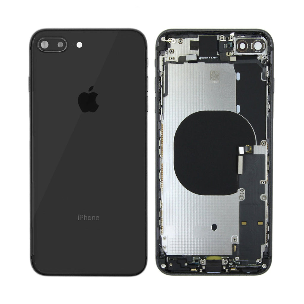iPhone 8 Plus Baksida/Komplett Ram Svart