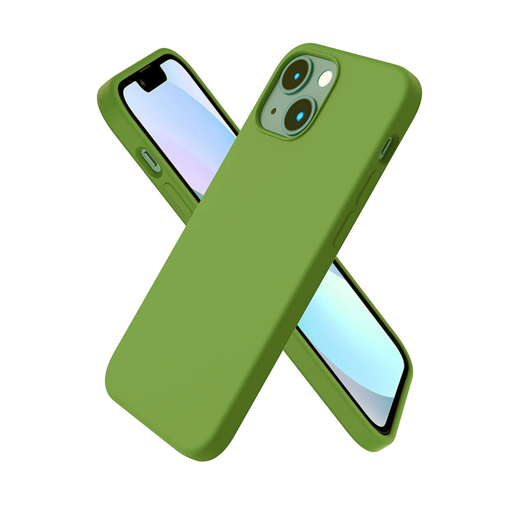 Mobilskal Silikon iPhone 13 Grön
