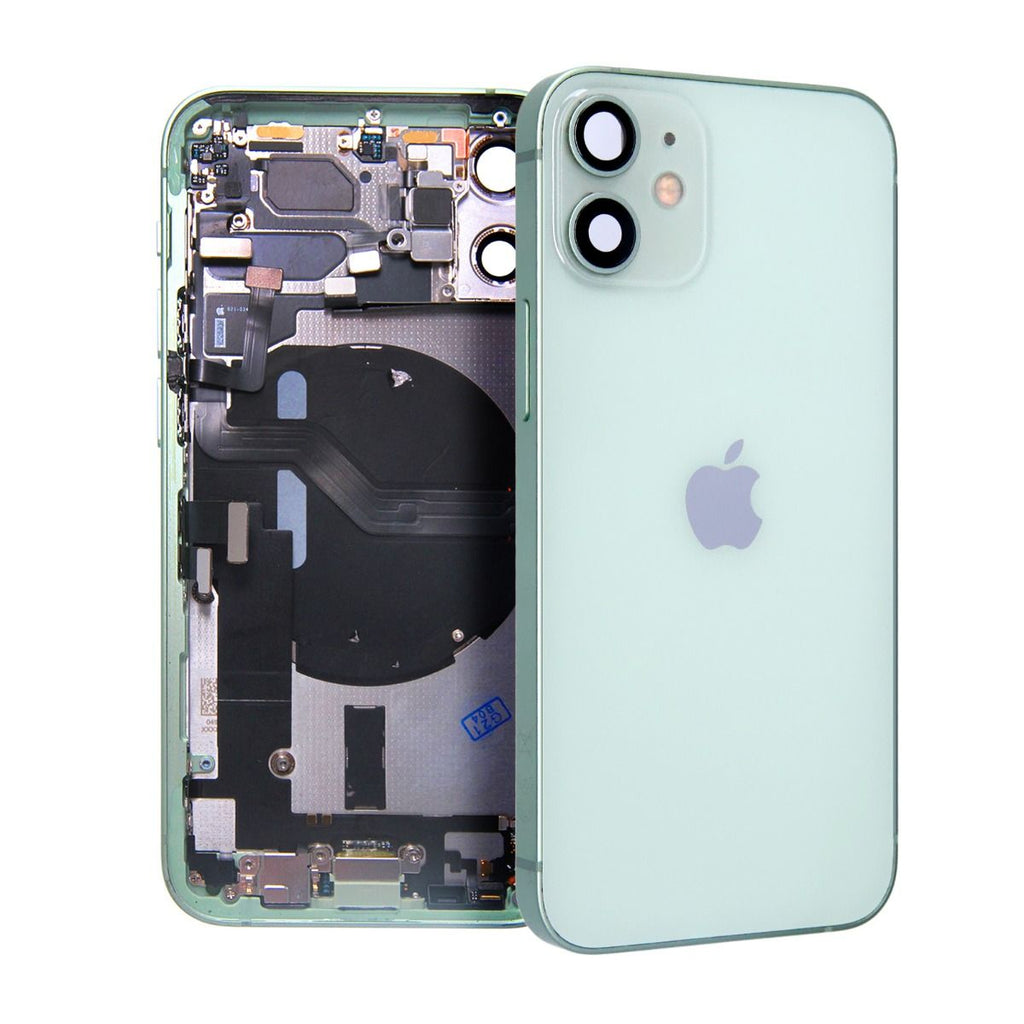 iPhone 12 Mini Baksida/Komplett Ram Grön