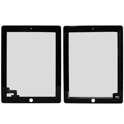 iPad 2 Glas/Touchskärm Premium Svart