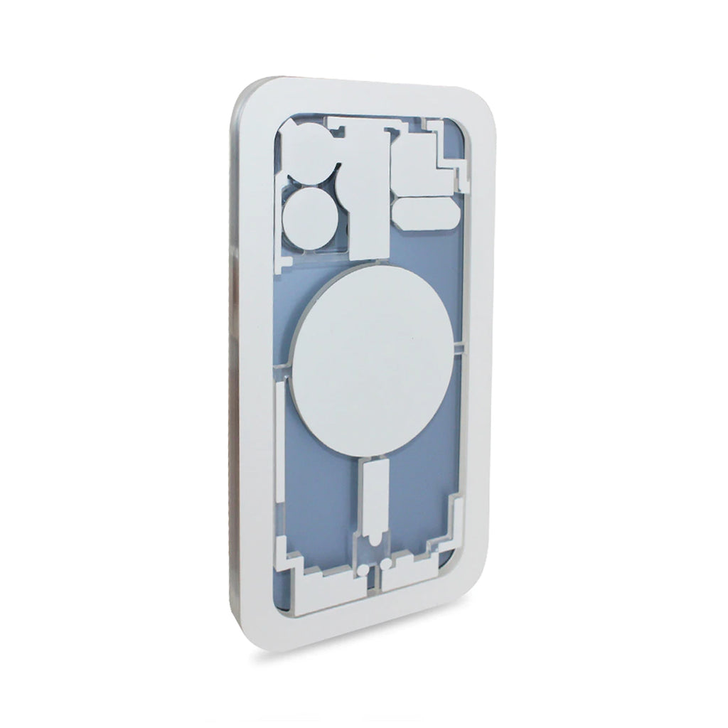 Form för Separerande Lasermaskin Baksida till iPhone 13 Mini hos Phonecare.se