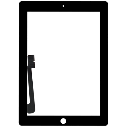 iPad 3/4 Glas/Touchskärm Premium Svart
