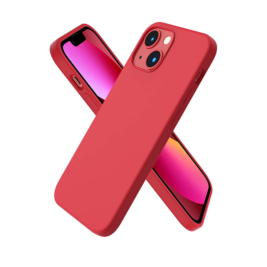 Mobilskal Silikon iPhone 13 Röd