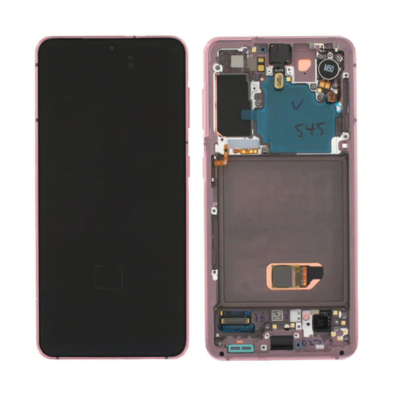 Samsung Galaxy S21 5G Skärm med LCD Display Original - Rosa
