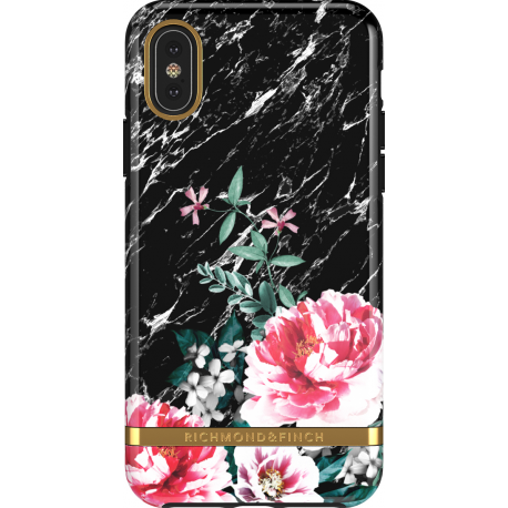 Richmond & Finch iPhone Black Marble Floral X/XS Case