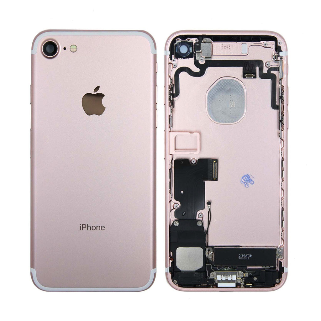 iPhone 7 Baksida/Komplett Ram Roséguld