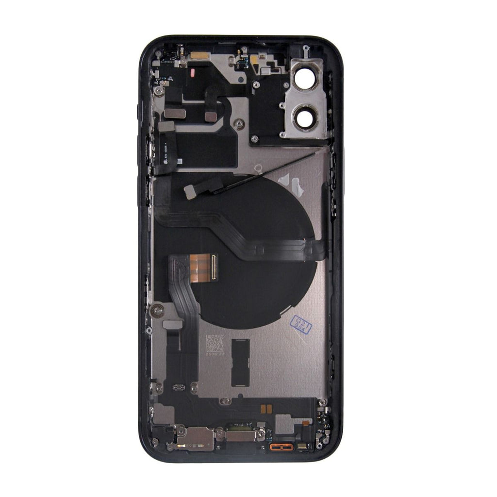 iPhone 12 Baksida/Komplett Ram Svart