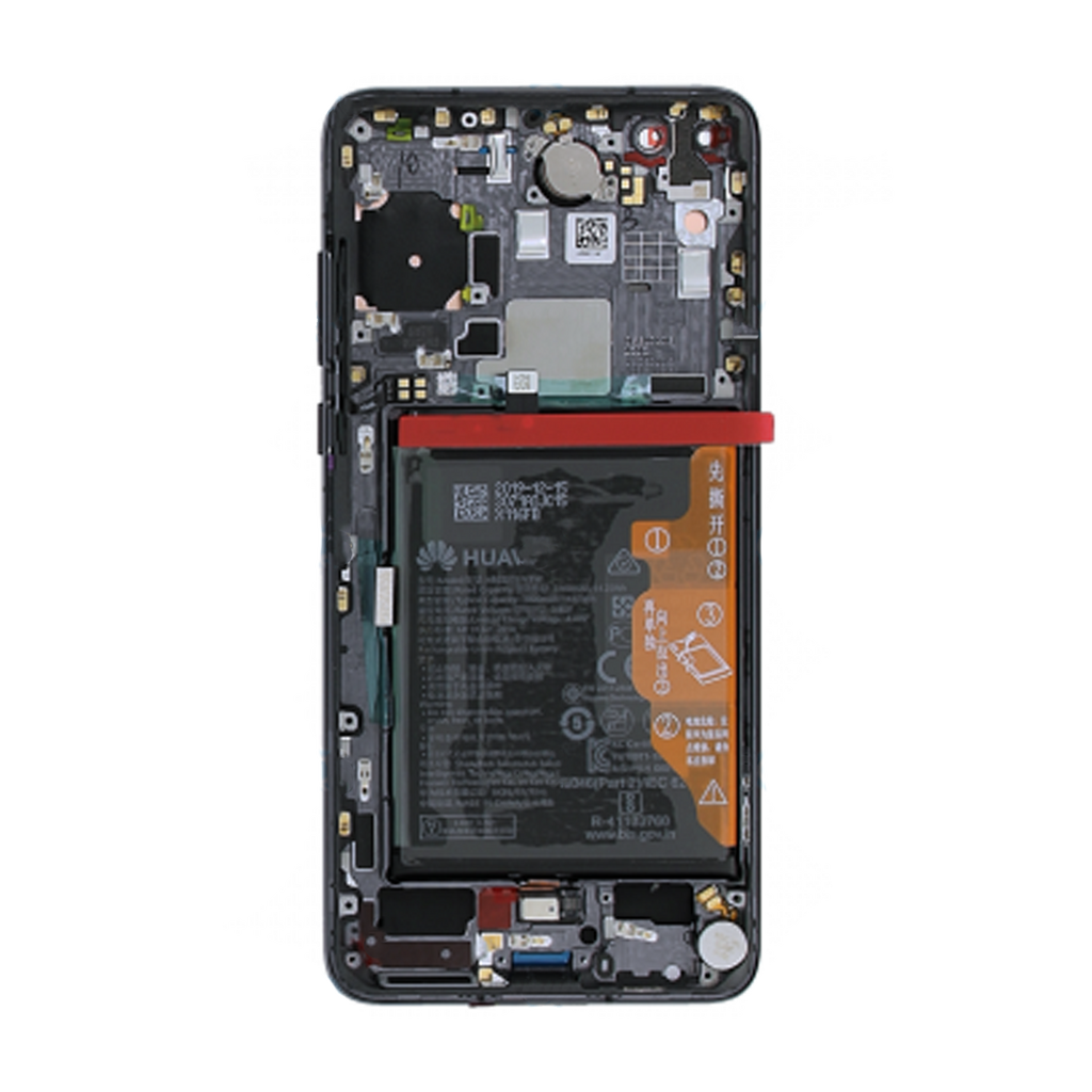 Huawei P40 Skärm med Batteri Original Svart