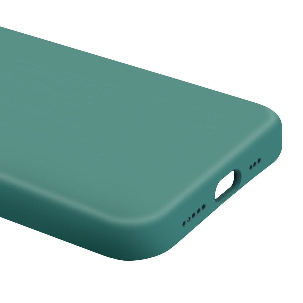 Mobilskal Silikon iPhone 12/12 Pro Grön