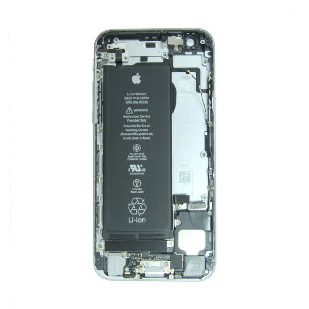 iPhone 6S Baksida/Komplett Ram med Batteri Svart (Begagnad)