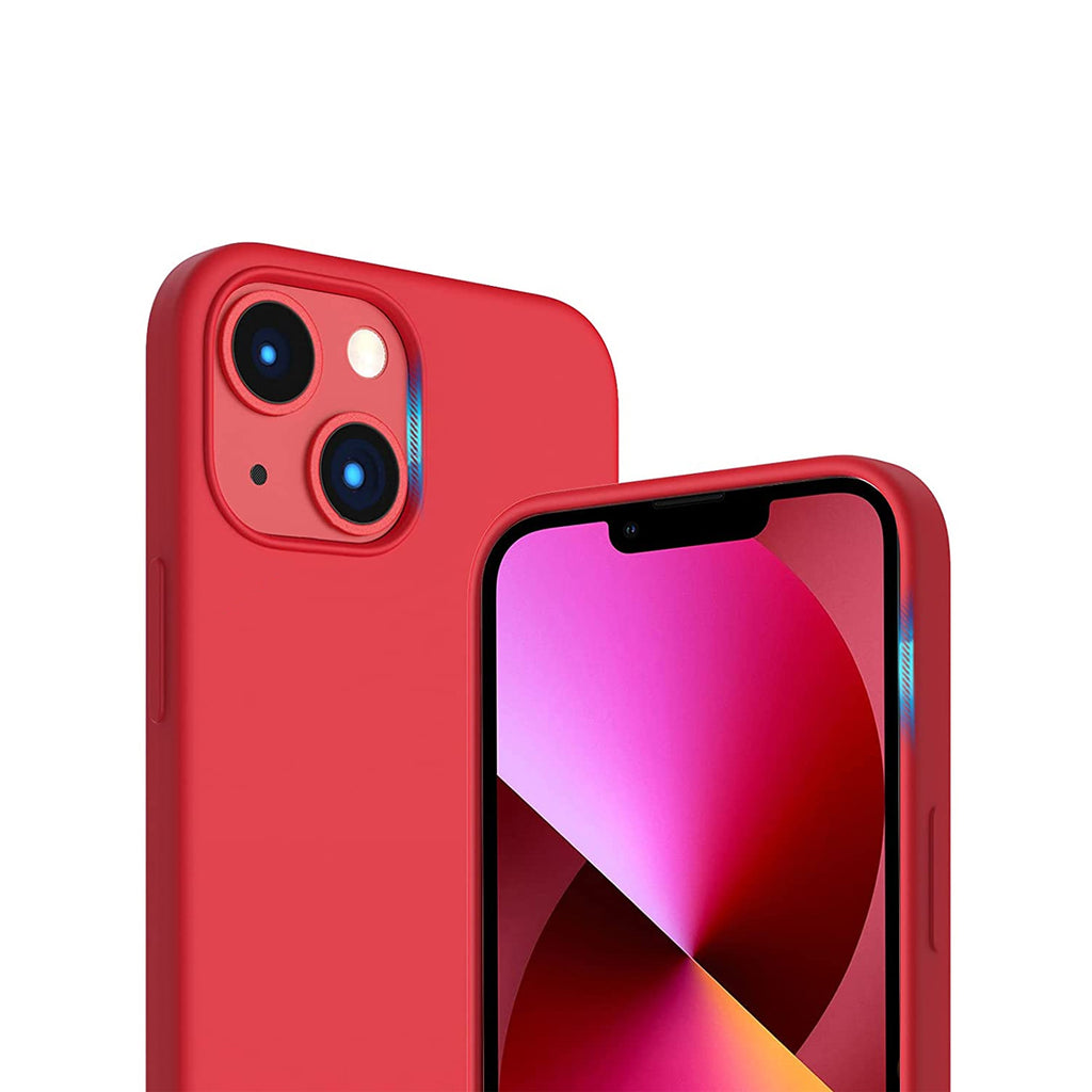 Mobilskal Silikon iPhone 13 Röd