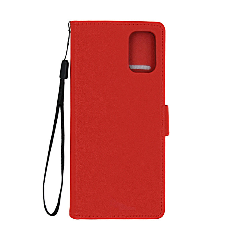 Samsung Galaxy A51 Plånboksfodral med Stativ - Röd