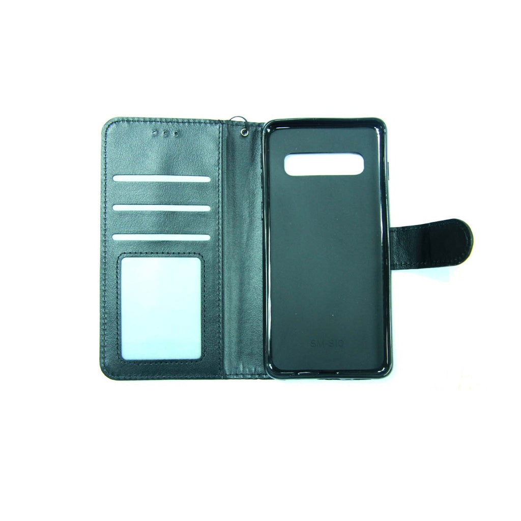 Plånboksfodral med Stativ Samsung S10 Svart