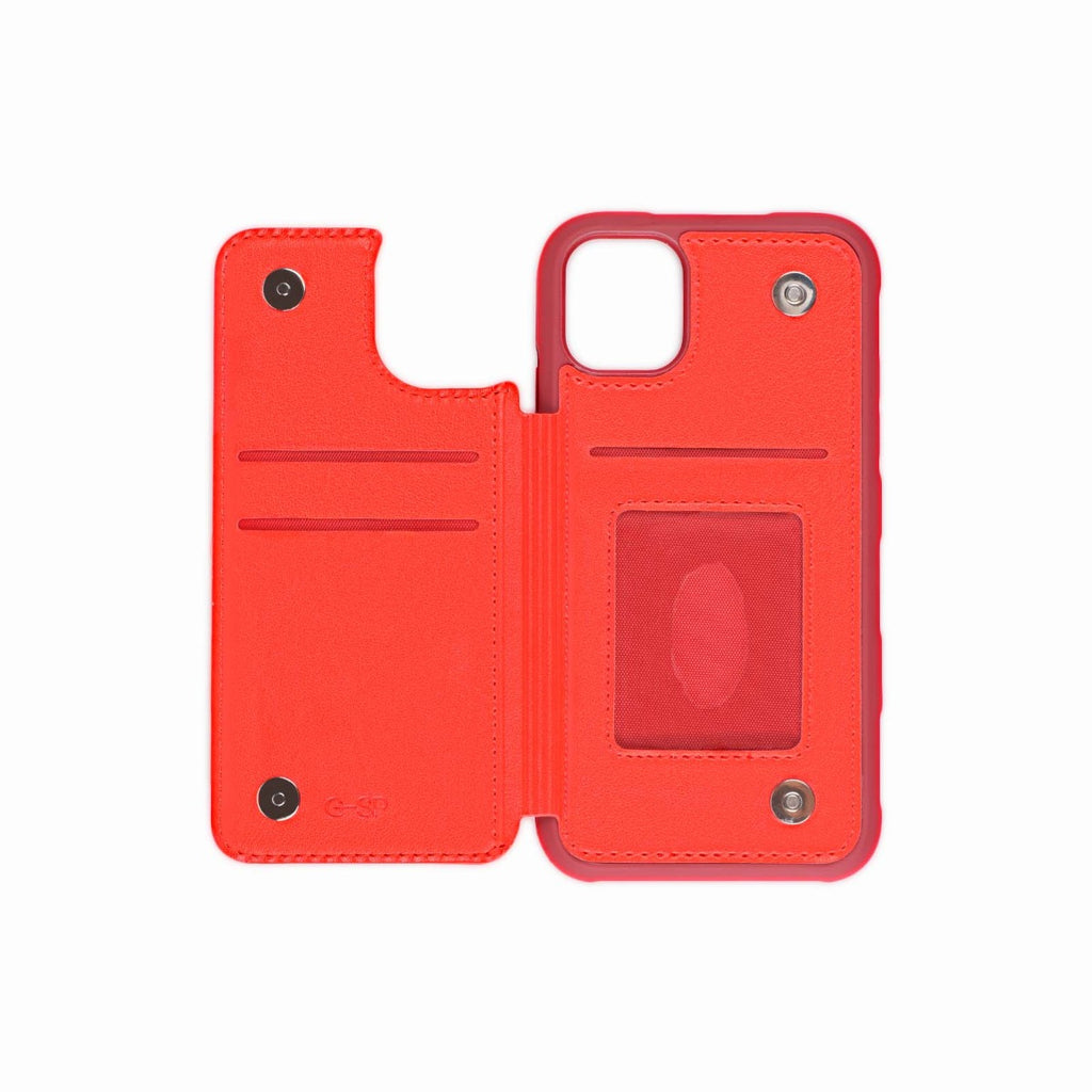 G-SP Stöttåligt Skal Kortfack iPhone 11 Röd