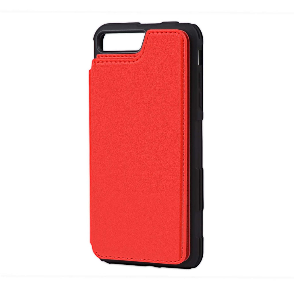 G-SP Stöttåligt Skal Kortfack iPhone 7/8 Plus Röd