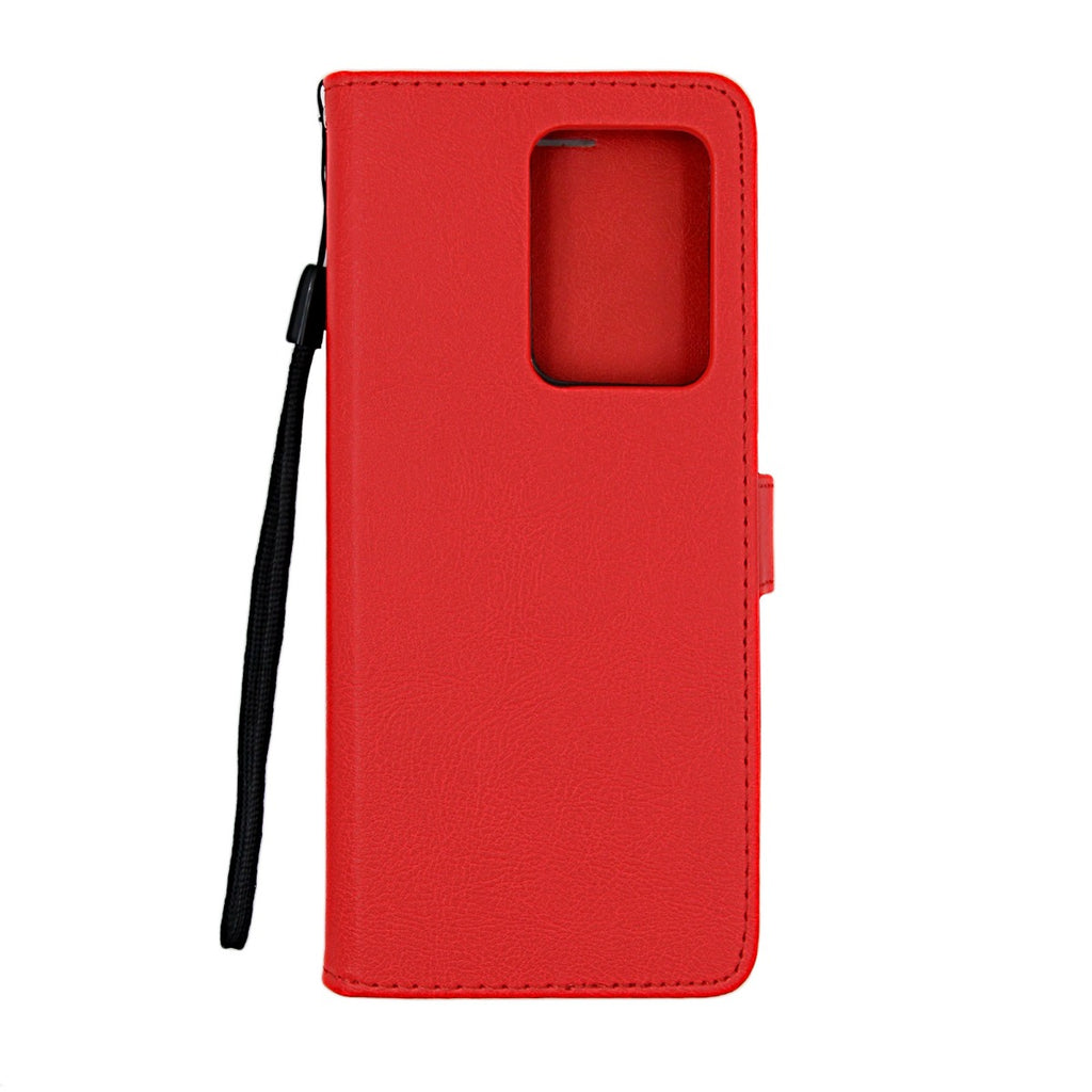 G-SP Läder Plånboksfodral För Samsung Galaxy S20 Ultra 5G Röd hos Phonecare.se