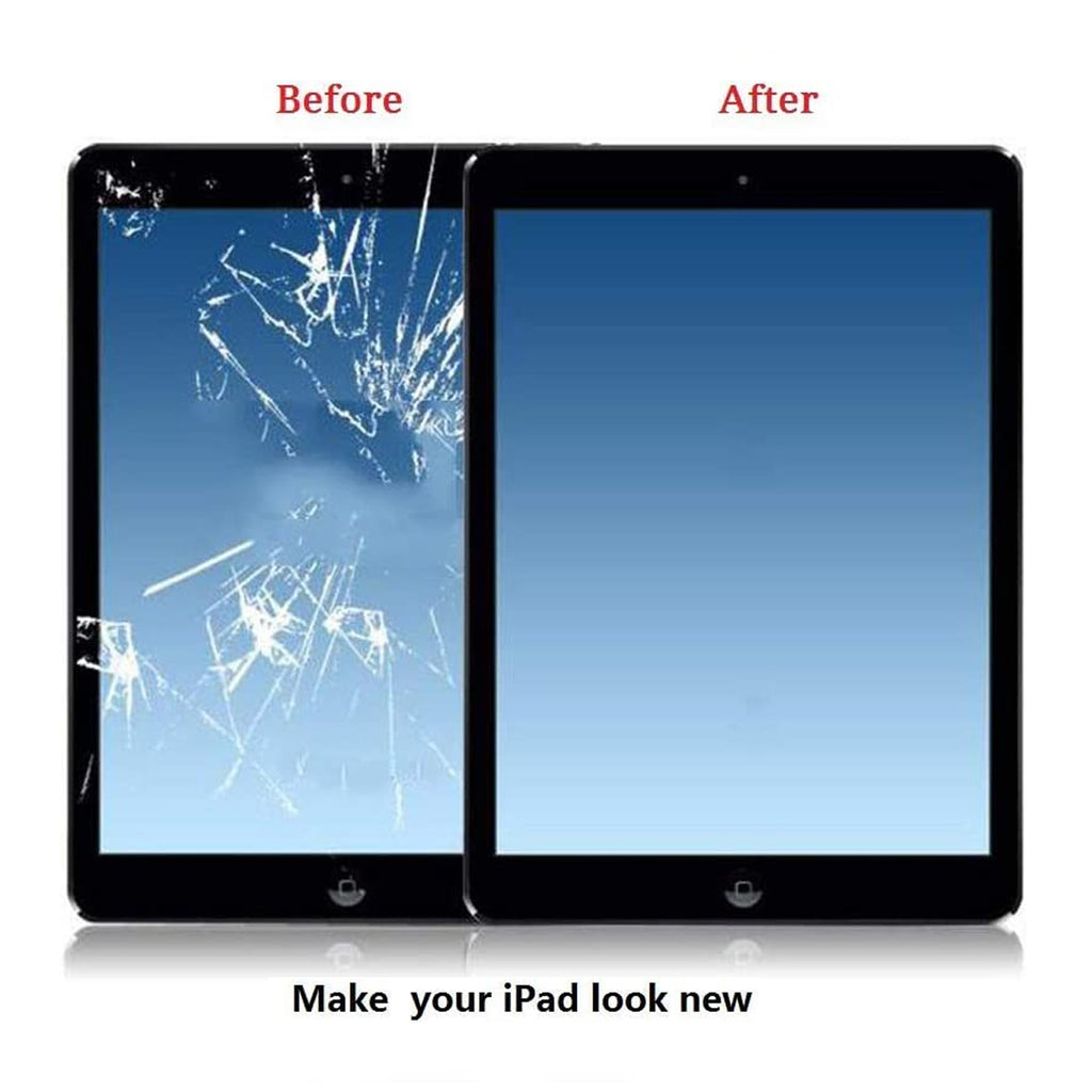 iPad 6 Glas/Touchskärm Premium Svart